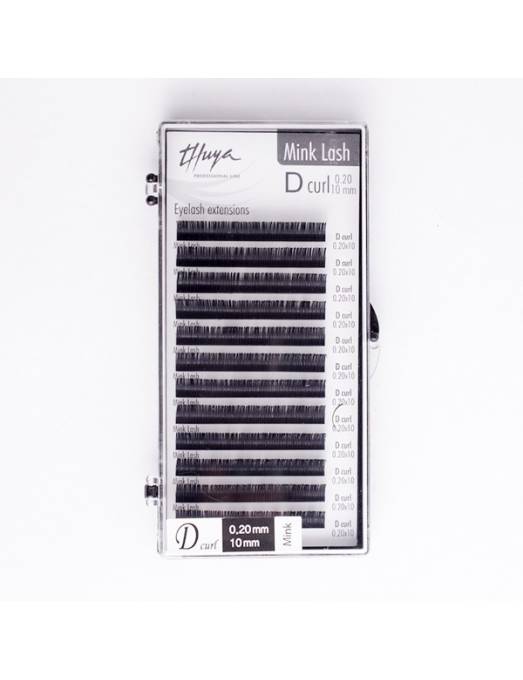 Extensiones de Pestañas D Curl Thuya Professional Line