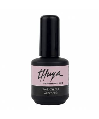 SOAK OFF GEL GLITTER PINK